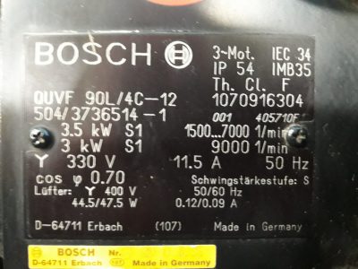 Bosch Servomotor QUVF-90L/4C-12