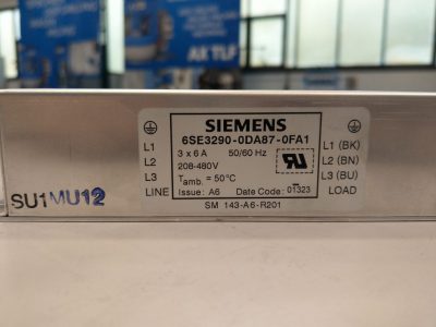 Siemens Netzfilter 6SE3290-0DA87-0FA1