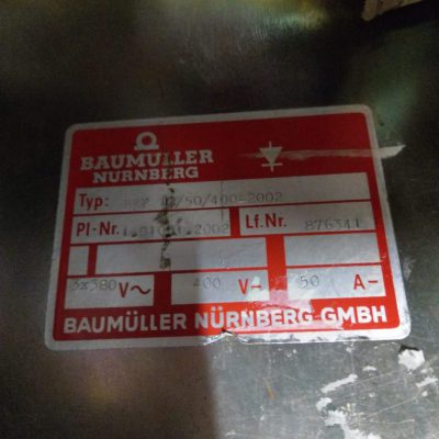 Baumüller Stromrichter BKF12/50/400-2002