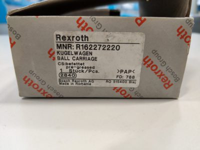Rexroth Kugelwagen Führungswagen R162272220