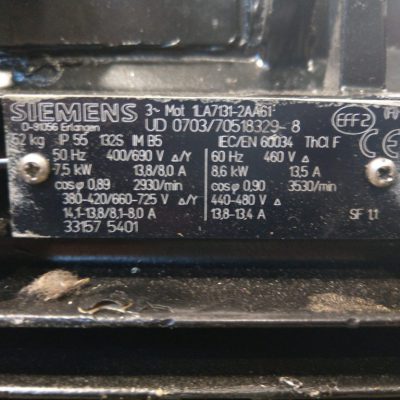 Siemens Drehstrommotor 1LA7 131-2AA61