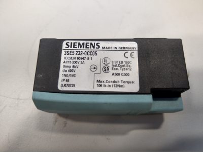 Siemens Sicherheitsschalter Positionsschalter 3SE5 232-0CC05